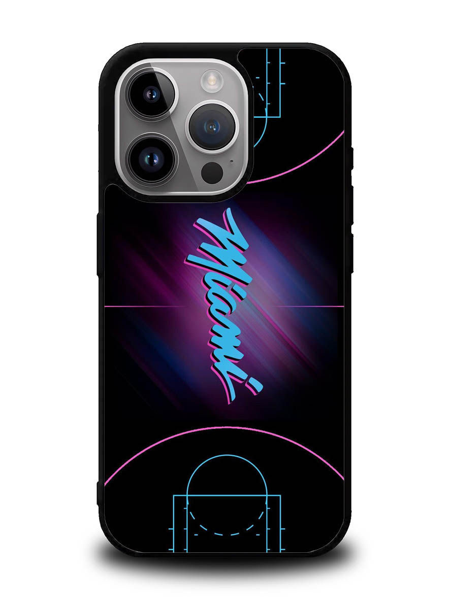 Miami Heat Basketball iPhone 16 Pro Max Case QC9374