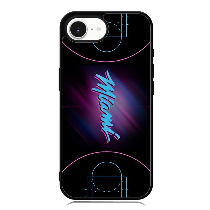 Miami Heat Basketball iPhone 16e Case OV9374
