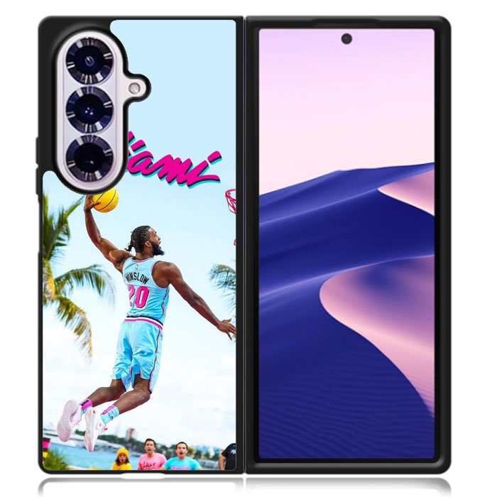 Miami Basketball Samsung Galaxy Z Fold 7 Case OV9373