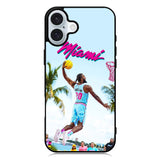 Miami Basketball iPhone 16 Plus Case QC9373