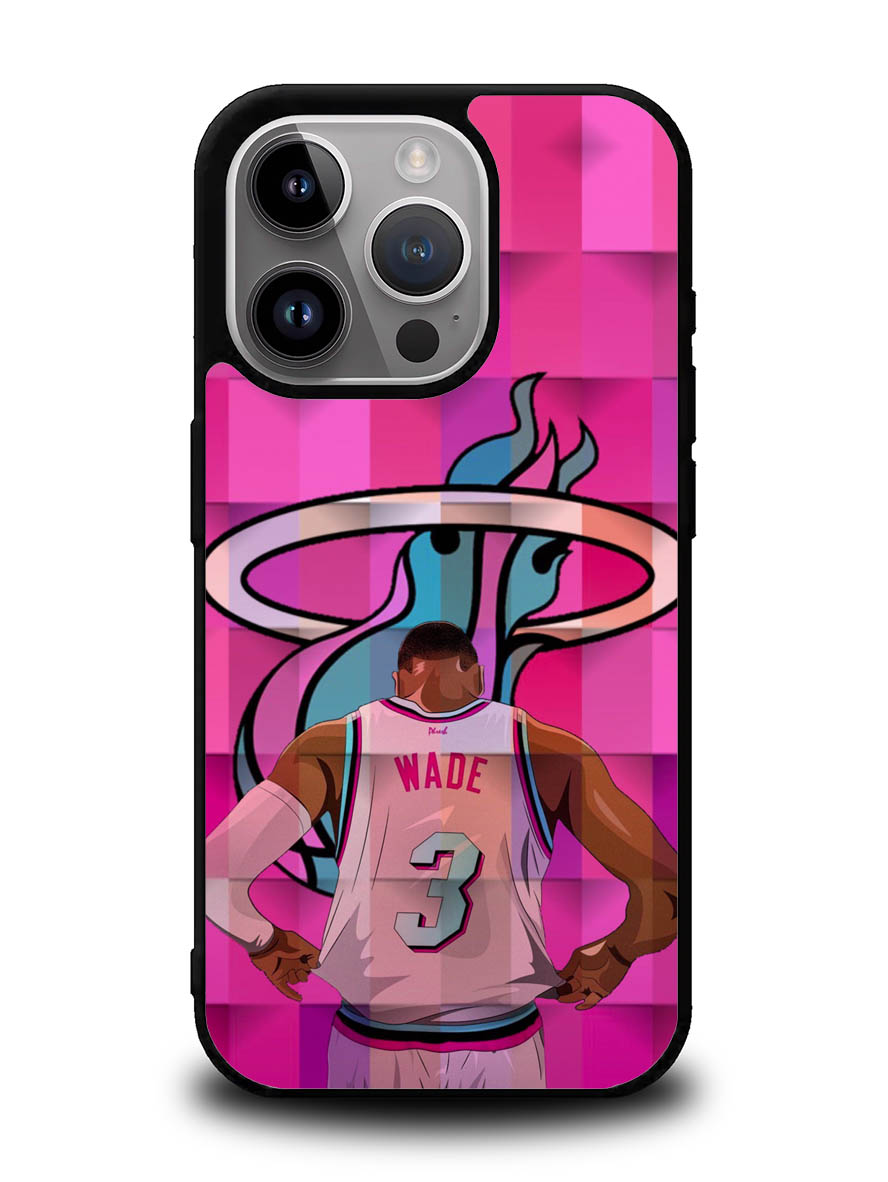 Wade Miami Heat iPhone 16 Pro Max Case QC9414