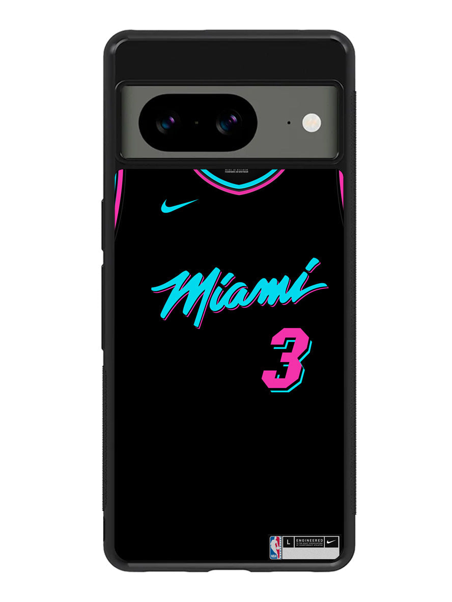 Miami Heat Jersy Google Pixel 8A Case QC9376