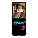 Miami Heat Jersy Motorola Moto RAZR Plus 2025 Case OV9376