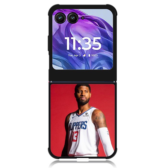 Paul George Clippers Motorola Moto Razr Plus 2024 , Moto Razr+ 2024 Case OV9387