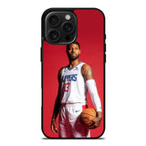 Paul George Clippers iPhone 16 Pro Max Case OV9387