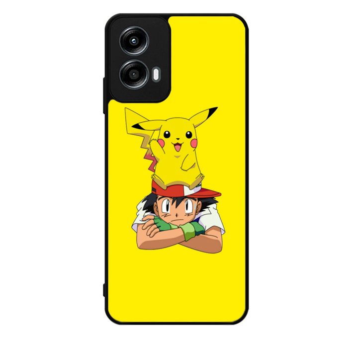 Ash Ketchum Pikachu Motorola Moto G Play 2024 Case OV9316