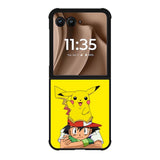 Ash Ketchum Pikachu Motorola Moto RAZR Plus 2025 Case OV9316