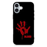 Blood Hand iPhone 16 Plus Case QC9318