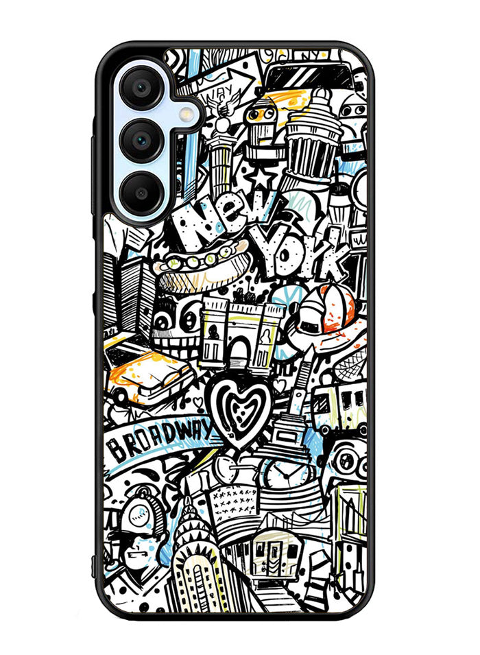Doodle New York Samsung Galaxy A35 5G Case OV9338