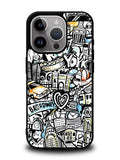 Doodle New York iPhone 16 Pro Case OV9338