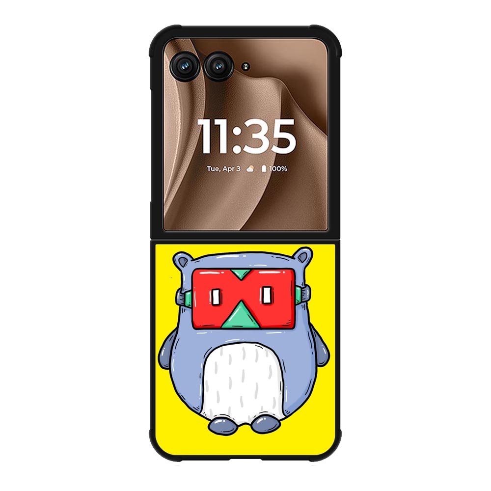 Red Mask Yellow Motorola Moto RAZR Plus 2025 Case OV9394