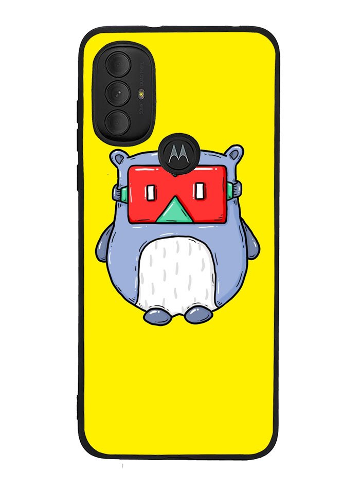 Red Mask Yellow Motorola Moto G Pure 2021 , Moto G Power 2022 Case OV9394