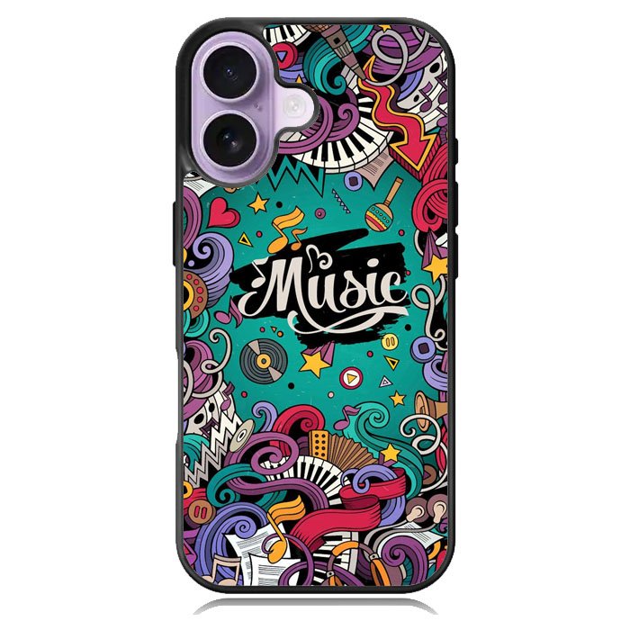 Music Art iPhone 17 Case OV9381