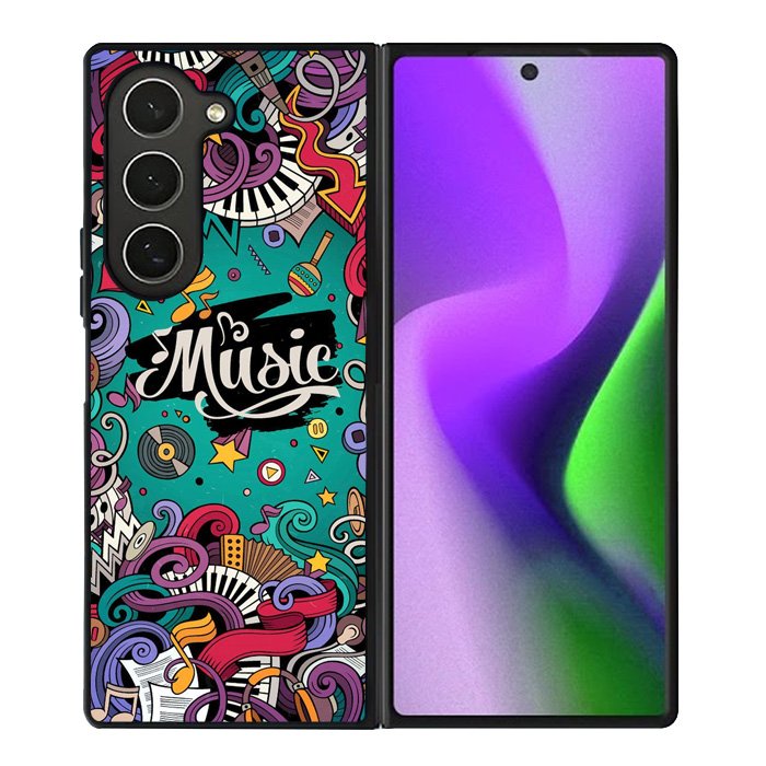 Music Art Samsung Galaxy Z Fold 6 5G 2024 Case OV9381