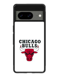 Chicago Bulls White Google Pixel 8A Case QC9324