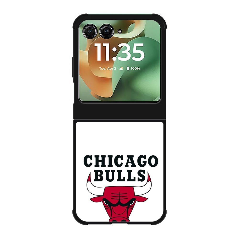 Chicago Bulls White Motorola Moto RAZR 2025 Case OV9324