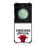 Chicago Bulls White Samsung Galaxy Z Flip 6 5G 2024 Case OV9324