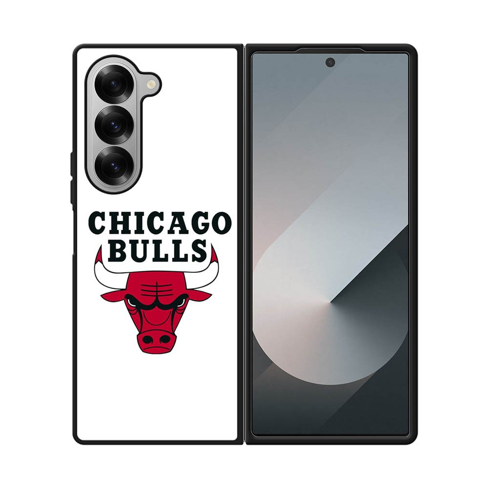 Chicago Bulls White Samsung Galaxy Z Fold 7 5G Case QC9324