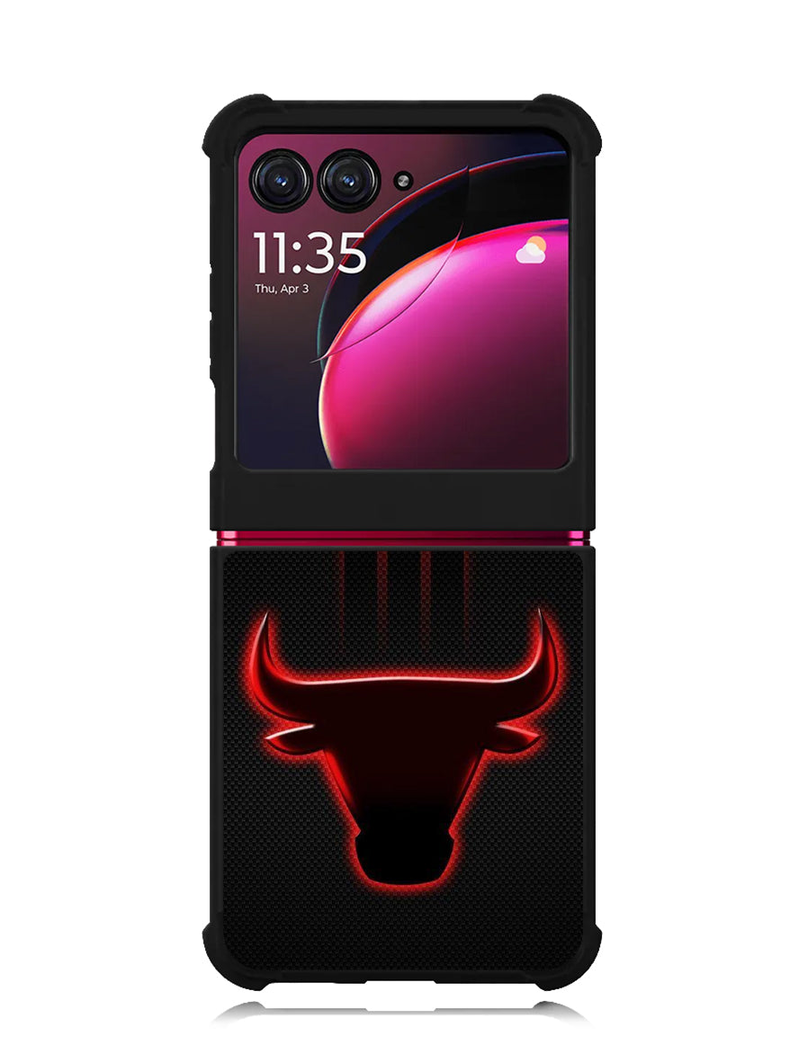 Chicago Logo Strips Motorola Moto Razr Plus 2023 , Moto Razr+ 2023 Case OV9325