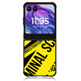 Criminal Scene Motorola Moto Razr Plus 2024 , Moto Razr+ 2024 Case OV9329