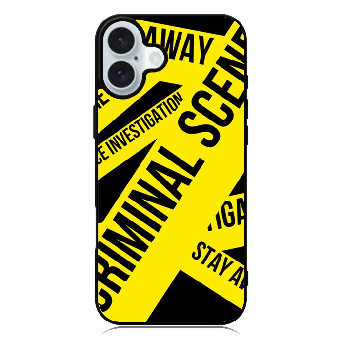 Criminal Scene iPhone 16 Case QC9329