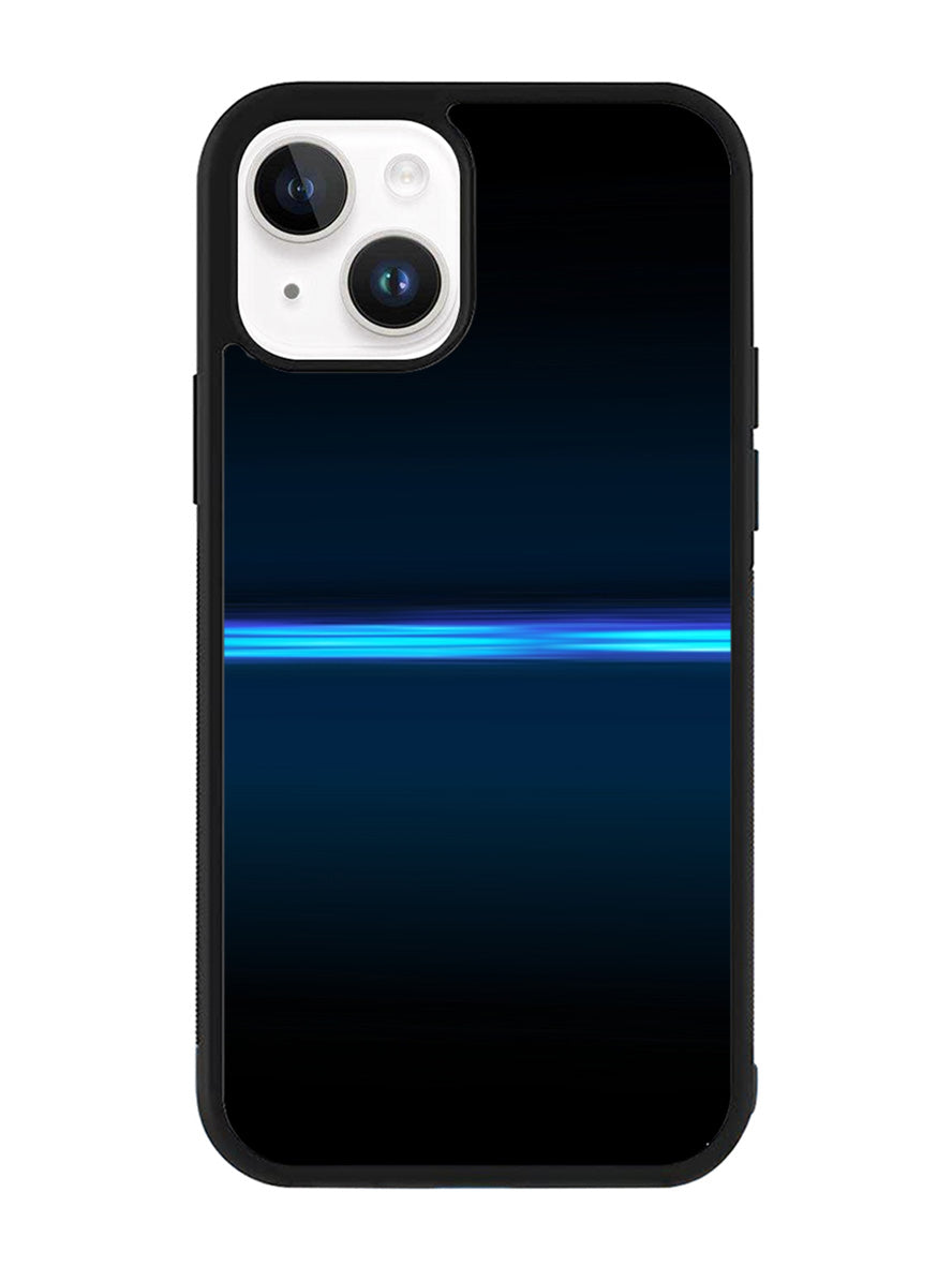 Line Blue iPhone 14 Plus Case QC9363