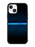 Line Blue iPhone 14 Plus Case QC9363