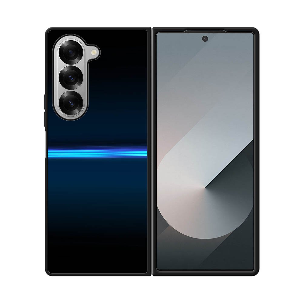 Line Blue Samsung Galaxy Z Fold 7 5G Case QC9363