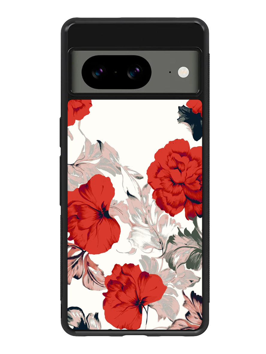 Big Red Peony Google Pixel 8 Case QC9317