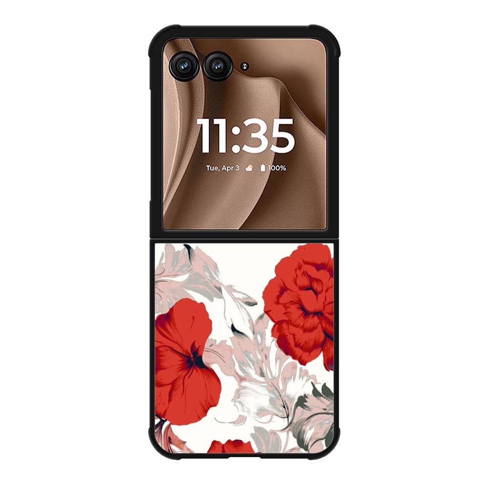 Big Red Peony Motorola Moto RAZR Plus 2025 Case OV9317