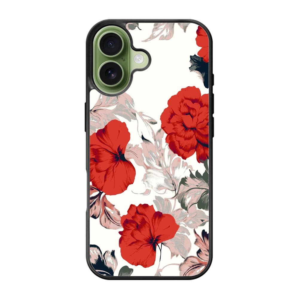Big Red Peony iPhone 17 Case OV9317