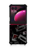 Retro Cassette Tape Motorola Moto Razr Plus 2023 , Moto Razr+ 2023 Case OV9395