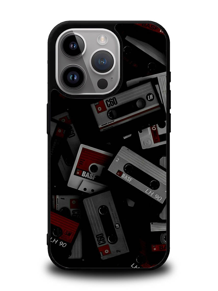 Retro Cassette Tape iPhone 14 Pro Max Case QC9395