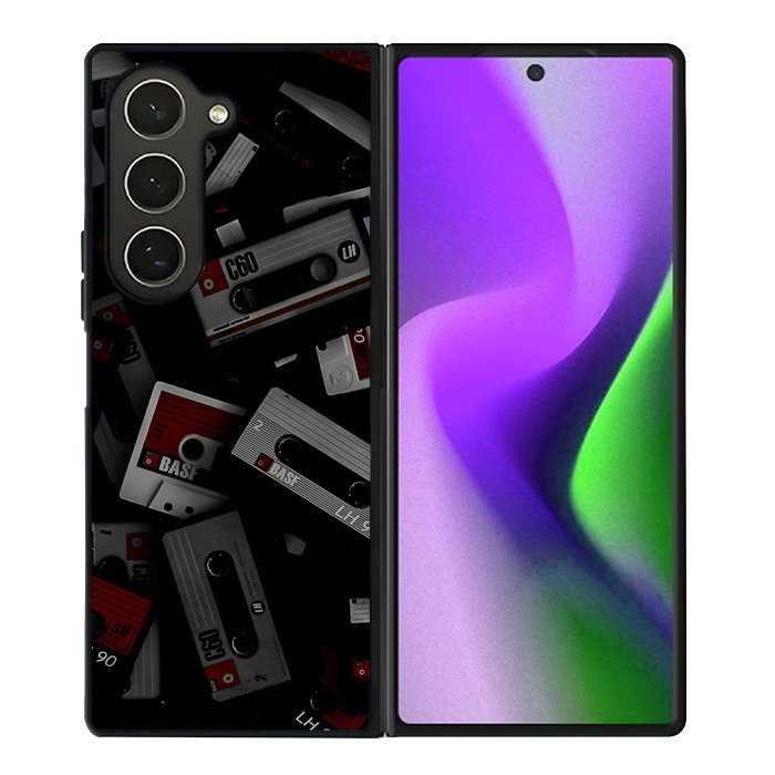 Retro Cassette Tape Samsung Galaxy Z Fold 6 5G 2024 Case OV9395