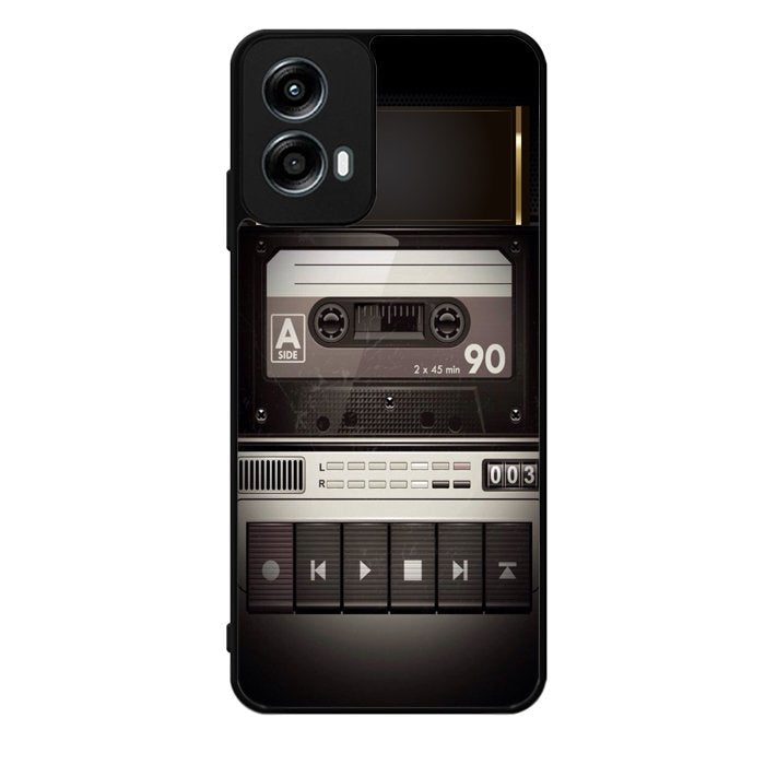 Retro Cassette Tape Motorola Moto G Play 2024 Case OV9396