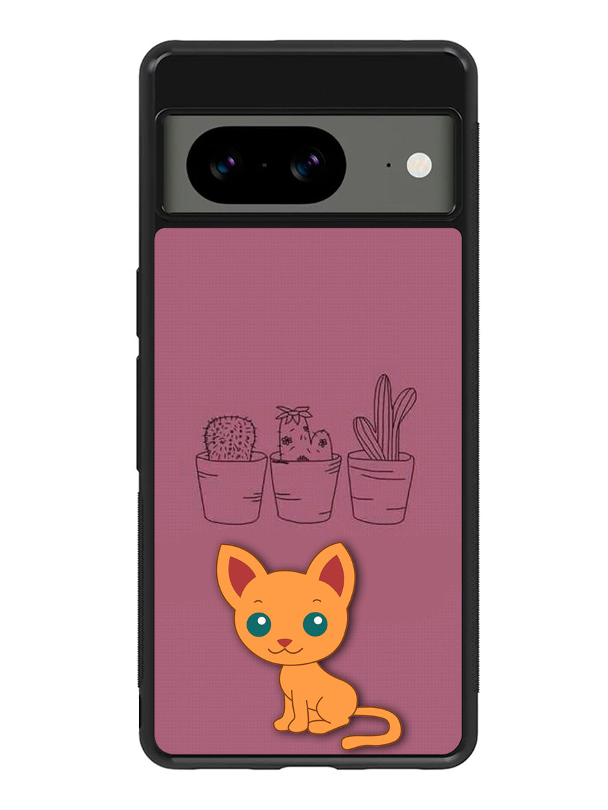 Cartoon Cute Cats Google Pixel 8A Case QC9321