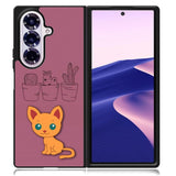 Cartoon Cute Cats Samsung Galaxy Z Fold 7 Case OV9321