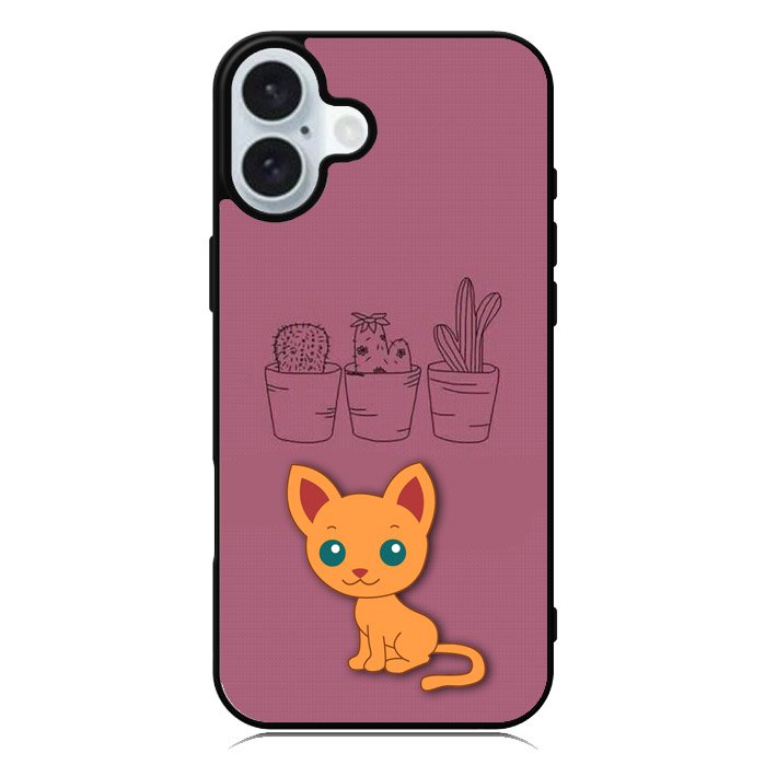Cartoon Cute Cats iPhone 16 Case QC9321
