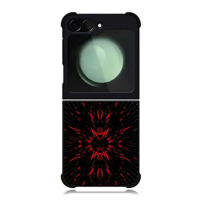 Aesthetic Red Samsung Galaxy Z Flip 6 5G 2024 Case OV9313