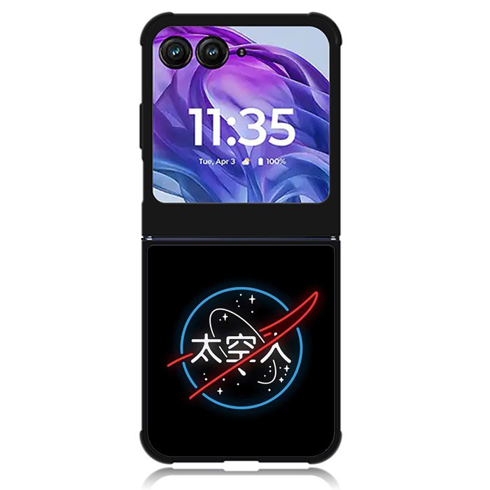 Japanese NASA Motorola Moto Razr Plus 2024 , Moto Razr+ 2024 Case OV9352