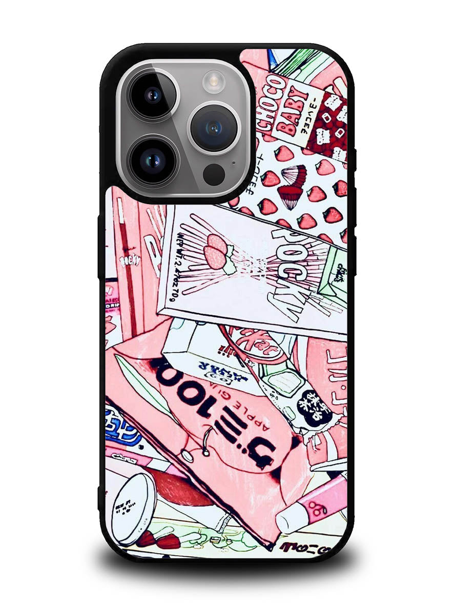 Japanese Pink iPhone 15 Pro Case