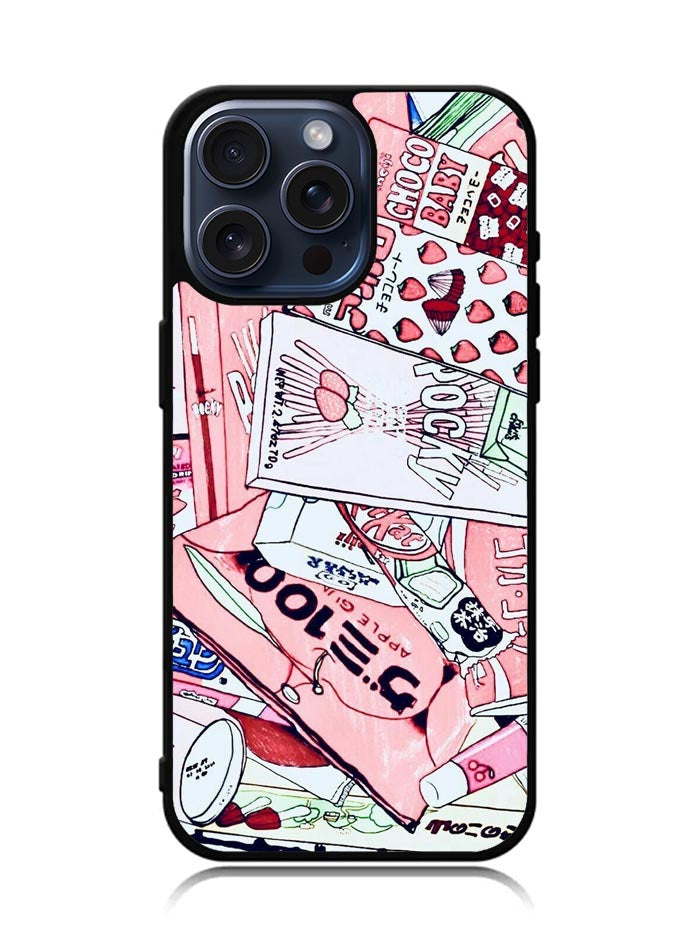 Japanese Pink iPhone 15 Pro Max Case