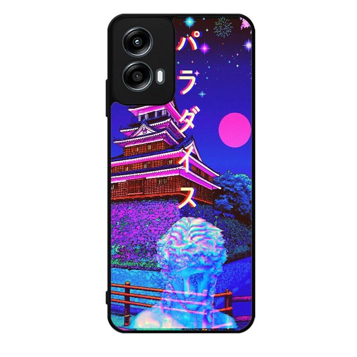 Japanese Vaporwave Motorola Moto G Play 2024 Case OV9355