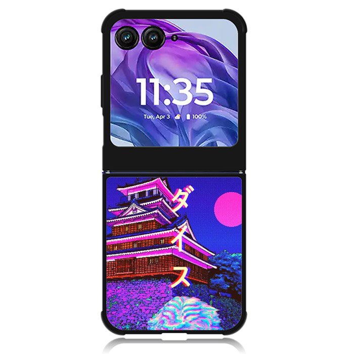 Japanese Vaporwave Motorola Moto Razr Plus 2024 , Moto Razr+ 2024 Case OV9355