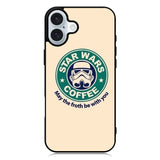 Coffee Star Wars iPhone 16 Case QC9328