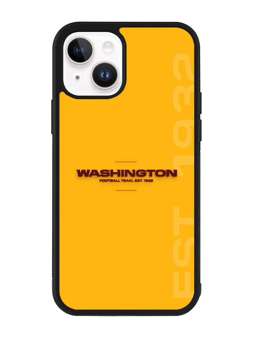 Washington Yellow Football iPhone 14 Plus Case QC9418