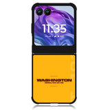 Washington Yellow Football Motorola Moto Razr Plus 2024 , Moto Razr+ 2024 Case OV9418