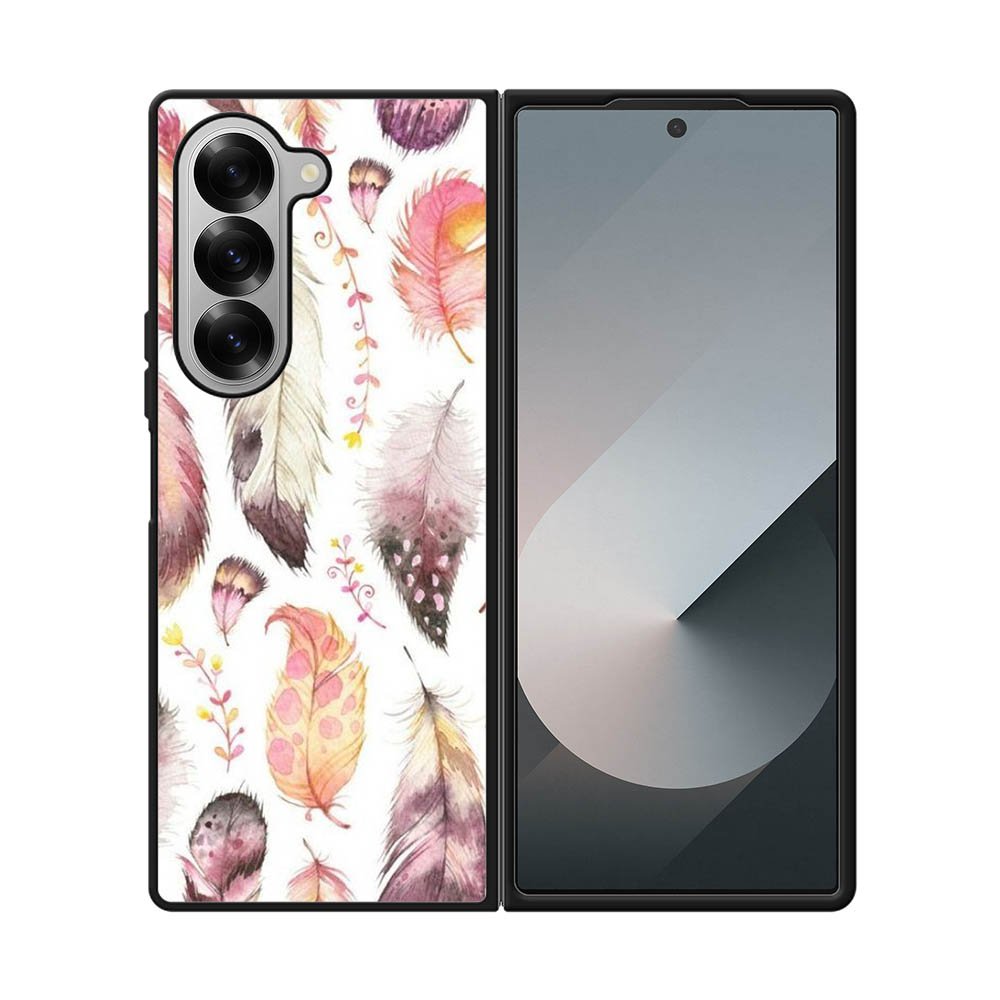 Wall art painting Flowers Samsung Galaxy Z Fold 7 5G Case QC9415