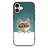 Cat Cute iPhone 16 Plus Case QC9481