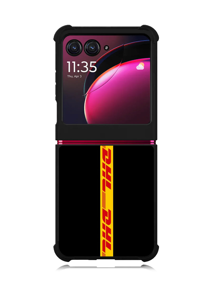 Dhl Yellow Black Motorola Moto Razr Plus 2023 , Moto Razr+ 2023 Case OV9482